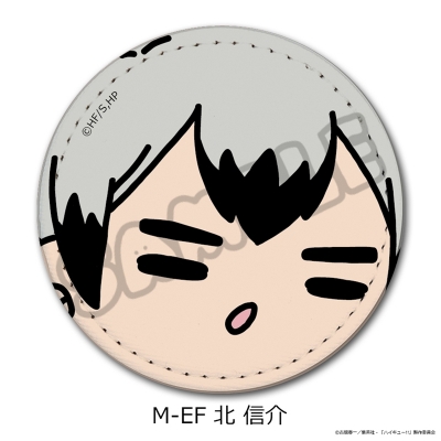【シンクイノベーション】ハイキュー！！ 第11弾 レザーバッジ（mochocho） M-EF 北信介