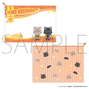 【ムービック】WIND BREAKER withCAT illustration Ver. クリアポーチ/獅子頭連