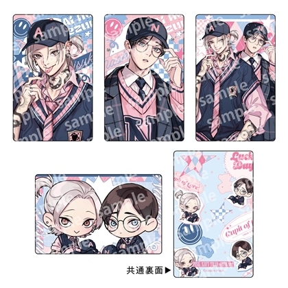 【KADOKAWA】トレーディングカードセット PINK/NAVY TRAD. CLUB ver. 愛の刺青