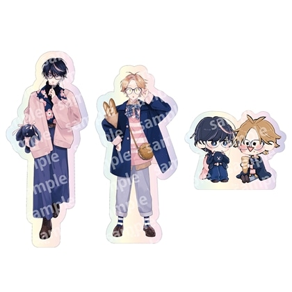 【KADOKAWA】オーロラステッカーセット PINK/NAVY TRAD. CLUB ver. 君には届かない。