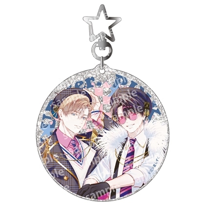 【KADOKAWA】ラメアクリルキーホルダー PINK/NAVY TRAD. CLUB ver. エンドロールは地獄まで