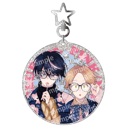 【KADOKAWA】ラメアクリルキーホルダー PINK/NAVY TRAD. CLUB ver. 君には届かない。