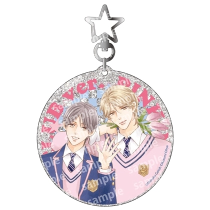 【KADOKAWA】ラメアクリルキーホルダー PINK/NAVY TRAD. CLUB ver. タクミくんシリーズ