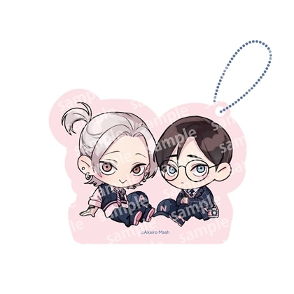 【KADOKAWA】アクリルブロックチャーム PINK/NAVY TRAD. CLUB ver. 愛の刺青