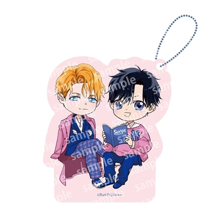 【KADOKAWA】アクリルブロックチャーム PINK/NAVY TRAD. CLUB ver. ベッドイン・ルール