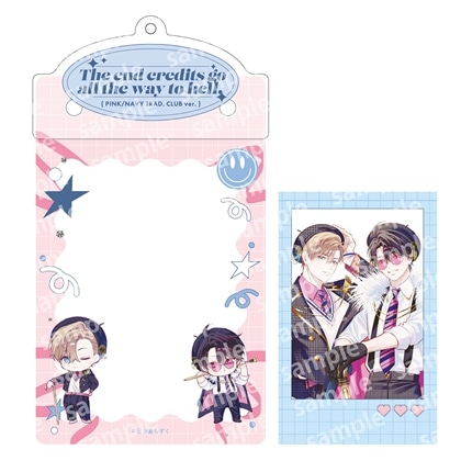 【KADOKAWA】カードケースホルダー＆フォト風カードセット PINK/NAVY TRAD. CLUB ver. エンドロールは地獄まで