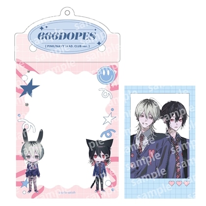 【KADOKAWA】カードケースホルダー＆フォト風カードセット PINK/NAVY TRAD. CLUB ver. 666DOPES