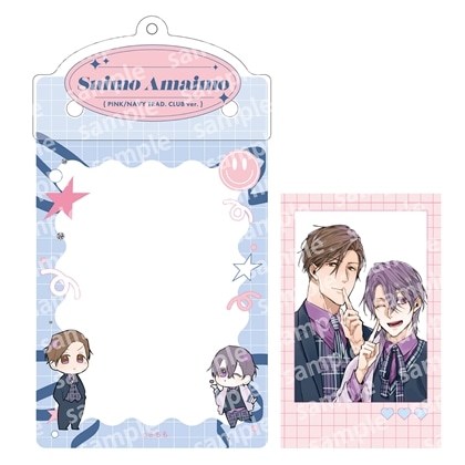 【KADOKAWA】カードケースホルダー＆フォト風カードセット PINK/NAVY TRAD. CLUB ver. 好いも甘いも
