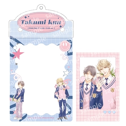 【KADOKAWA】カードケースホルダー＆フォト風カードセット PINK/NAVY TRAD. CLUB ver. タクミくんシリーズ