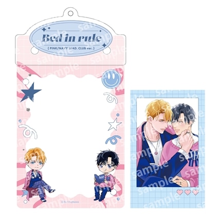 【KADOKAWA】カードケースホルダー＆フォト風カードセット PINK/NAVY TRAD. CLUB ver. ベッドイン・ルール