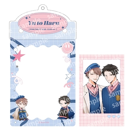 【KADOKAWA】カードケースホルダー＆フォト風カードセット PINK/NAVY TRAD. CLUB ver. 悠と晴