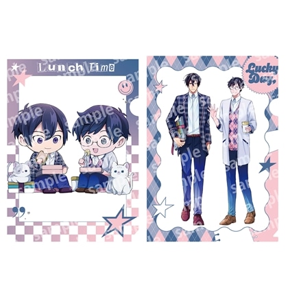 【KADOKAWA】クリアファイルセット PINK/NAVY TRAD. CLUB ver. 異世界の沙汰は社畜次第