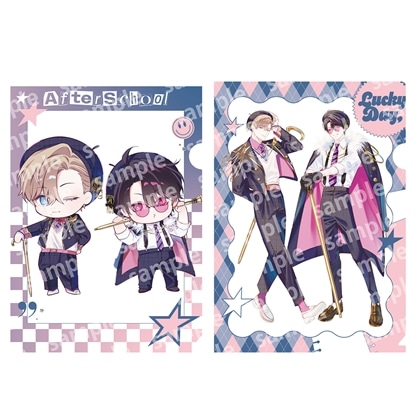 【KADOKAWA】クリアファイルセット PINK/NAVY TRAD. CLUB ver. エンドロールは地獄まで