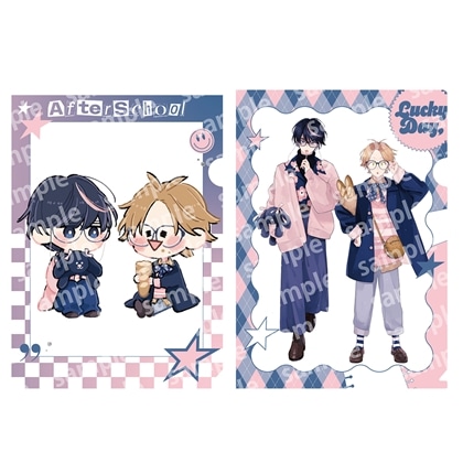 【KADOKAWA】クリアファイルセット PINK/NAVY TRAD. CLUB ver. 君には届かない。