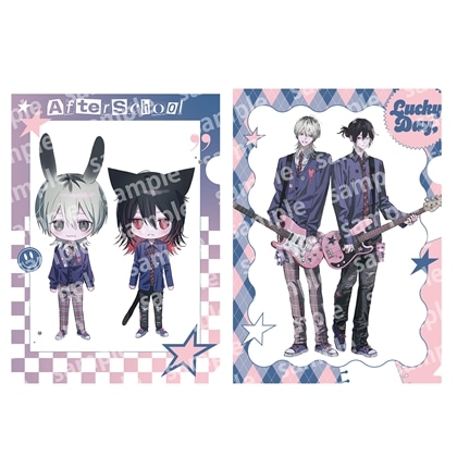 【KADOKAWA】クリアファイルセット PINK/NAVY TRAD. CLUB ver. 666DOPES