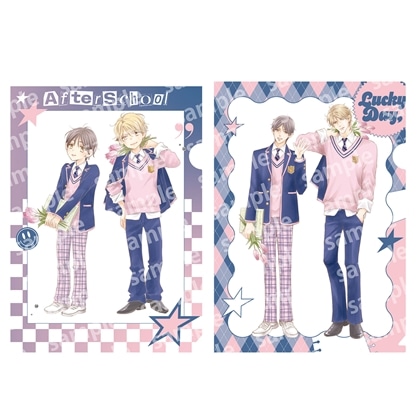 【KADOKAWA】クリアファイルセット PINK/NAVY TRAD. CLUB ver. タクミくんシリーズ