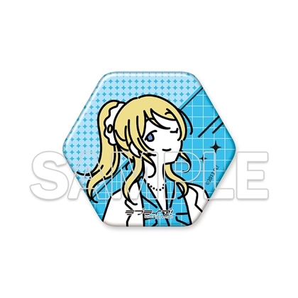 【KADOKAWA】『ラブライブ！』お散歩は季節をまとって。 六角形缶バッジ 絢瀬絵里