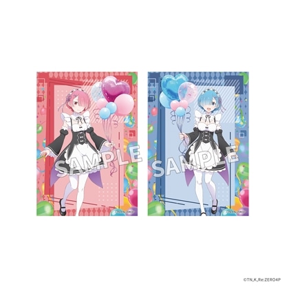 【KADOKAWA】「Re：ゼロから始める異世界生活」ブロマイドセット Flower＆Balloon ver. ラム＆レム