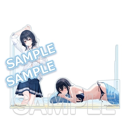 【KADOKAWA】『クラスで2番目に可愛い女の子と友だちになった』完結記念 アクリルブックエンド