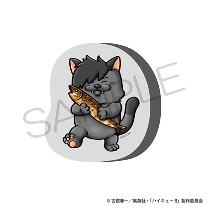 【KADOKAWA】ハイキュー！！ ダイカットクッション 大好物ver. クロオネコ
