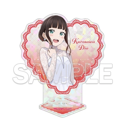 【KADOKAWA】『ラブライブ！サンシャイン！！』ハート型アクリルスタンド Aqours ダイヤ
