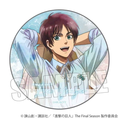 【ベルハウス】トレーディング缶バッジ TVアニメ『進撃の巨人』The Final Season/Nemophila 1BOX入数：8