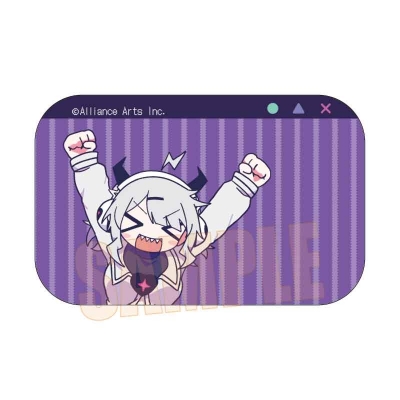 【ベルハウス】スクエア缶バッジ ゆんゆん電波シンドローム/QちゃんB