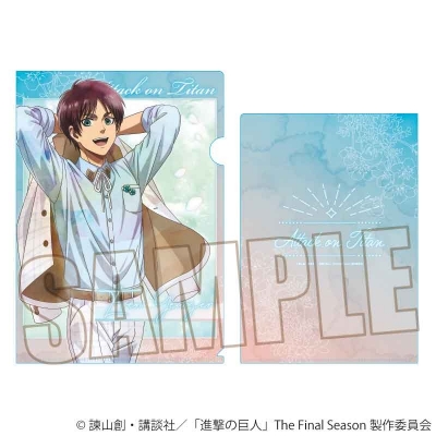 【ベルハウス】クリアファイル TVアニメ『進撃の巨人』The Final Season/エレン・イェーガー（Nemophila）
