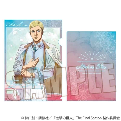 【ベルハウス】クリアファイル TVアニメ『進撃の巨人』The Final Season/エルヴィン・スミス（Nemophila）