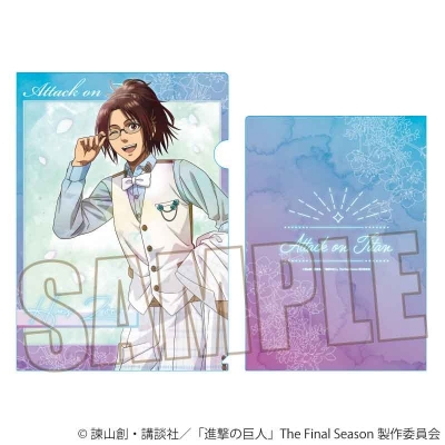 【ベルハウス】クリアファイル TVアニメ『進撃の巨人』The Final Season/ハンジ・ゾエ（Nemophila）