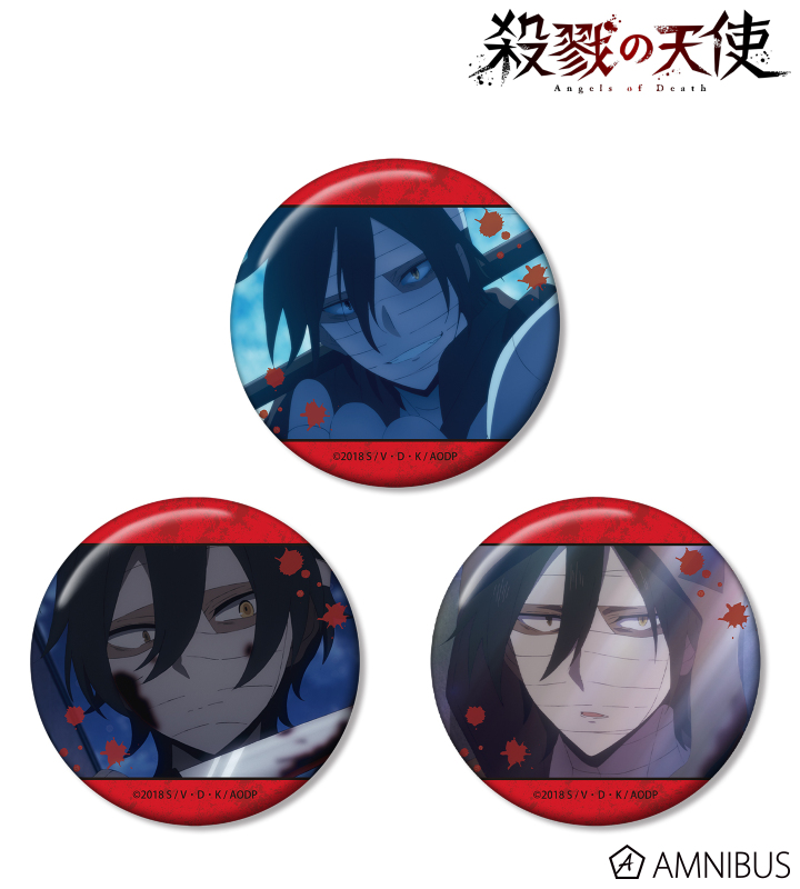 【アルマビアンカ】殺戮の天使 ザック 場面写缶バッジ3個セット