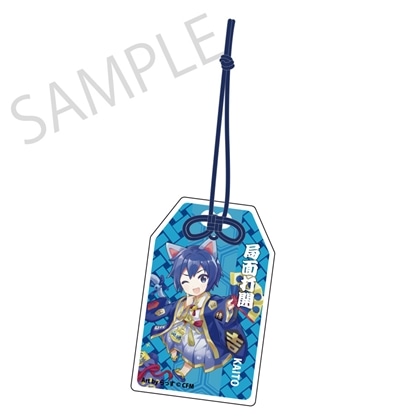 【KADOKAWA】「初音ミク×招き猫」御守風アクリルさげ札 KAITO Art by らっす