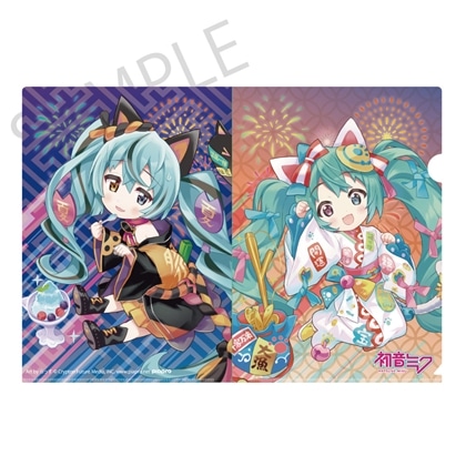 【KADOKAWA】「初音ミク×招き猫」 クリアファイル 2025 Art by らっす
