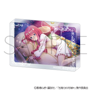 【ムービック】五等分の花嫁＊ アクリルブロック（パジャマパーティー）/中野二乃
