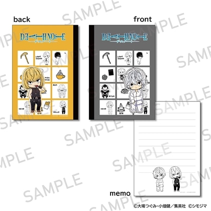 【KADOKAWA】DEATH NOTE BOOK型メモ帳 シモジマコラボver. ニア・メロ