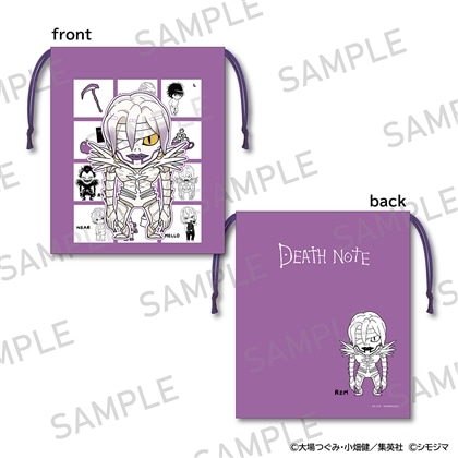 【KADOKAWA】DEATH NOTE 巾着 シモジマコラボver. レム