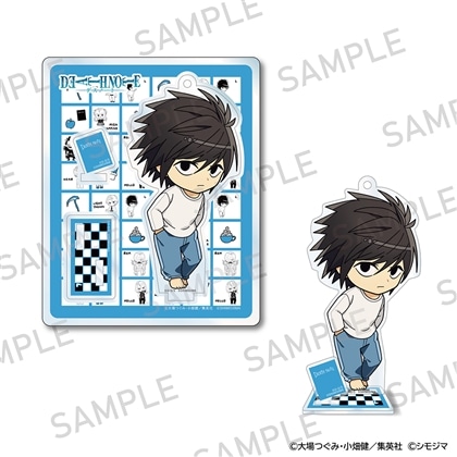 【KADOKAWA】DEATH NOTE ちびキャラアクリルスタンド シモジマコラボver. L