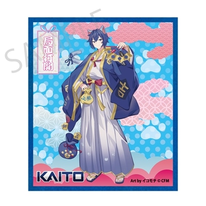 【KADOKAWA】「初音ミク×招き猫×真夏の熊谷」 アクリル色紙 KAITO Art by イコモチ