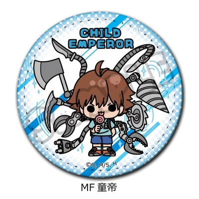 【シンクイノベーション】ワンパンマン レザーバッジ（丸形） MF 童帝