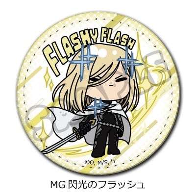 【シンクイノベーション】ワンパンマン レザーバッジ（丸形） MG 閃光のフラッシュ