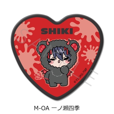 【シンクイノベーション】桃源暗鬼 第5弾 ハート型缶バッジ M-OA 一ノ瀬四季