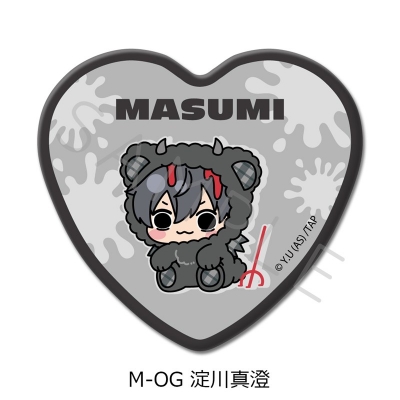 【シンクイノベーション】桃源暗鬼 第5弾 ハート型缶バッジ M-OG 淀川真澄
