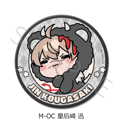 【シンクイノベーション】桃源暗鬼 第5弾 3way缶バッジ M-OC 皇后崎迅