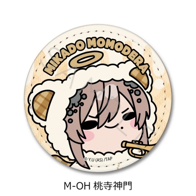 【シンクイノベーション】桃源暗鬼 第5弾 レザーバッジ（丸形） M-OH 桃寺神門
