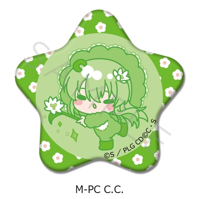 【シンクイノベーション】コードギアス 反逆のルルーシュ 第6弾 星形缶バッジ M-PC C.C.