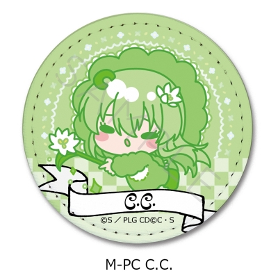 【シンクイノベーション】コードギアス 反逆のルルーシュ 第6弾 レザーバッジ（丸形） M-PC C.C.