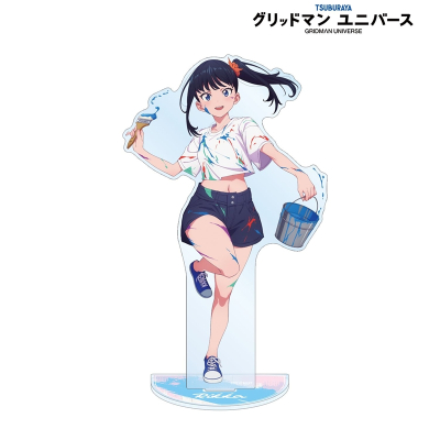 【アルマビアンカ】グリッドマン ユニバース 描き下ろし 宝多六花 ペインタースタイルver. 特大アクリルスタンド