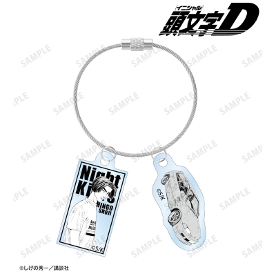 【アルマビアンカ】原作『頭文字D』 庄司慎吾 原作コマ2連ワイヤーアクリルキーホルダー