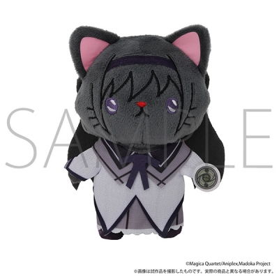 【ムービック】魔法少女まどか☆マギカ withCATアイマスク付きぬいぐるみキーホルダーPlus/暁美ほむら