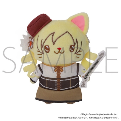 【ムービック】魔法少女まどか☆マギカ withCATアイマスク付きぬいぐるみキーホルダーPlus/巴マミ